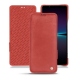 Housse cuir Sony Xperia 1 IV - Cerise vintage ( Pantone #a6302e ) 