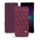 Capa em pele Sony Xperia 1 IV - Prune vintage - Couture