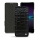 Sony Xperia 1 IV leather case - Crocodile nero