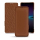 Custodia in pelle Sony Xperia 1 IV - Marron PU
