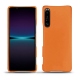 Coque cuir Sony Xperia 1 IV - Orange ( Nappa - Pantone #ff9351 ) 