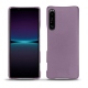 Capa em pele Sony Xperia 1 IV - Lilas ( Nappa - Pantone #b9a3e3 ) 