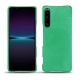 レザーケース Sony Xperia 1 IV - Menthe vintage ( Pantone #37b375 ) 