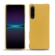 Coque cuir Sony Xperia 1 IV - Mimosa ( Pantone 141C ) 