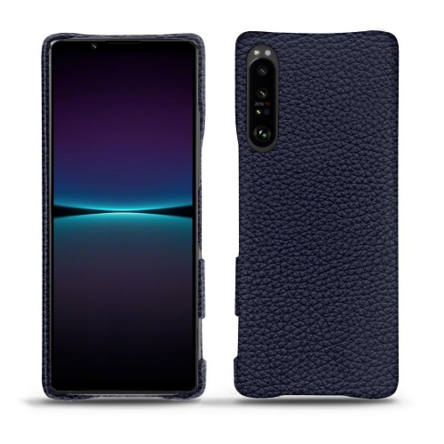 Premium leather case for Sony Xperia 1 IVCobalt ( Pantone #2b253f ) 