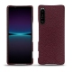 Coque cuir Sony Xperia 1 IV - Lie de vin ( Pantone 5115C ) 