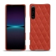 Lederschutzhülle Sony Xperia 1 IV - Arange clouquié - Couture