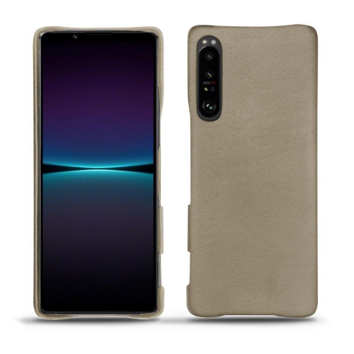 Hochwertige Lederhülle für Sony Xperia 1 IVDarboun sabla ( Pantone #BCB1A1 )