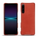 Lederschutzhülle Sony Xperia 1 IV - Arange clouquié