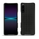Sony Xperia 1 IV leather cover - Abaca nero