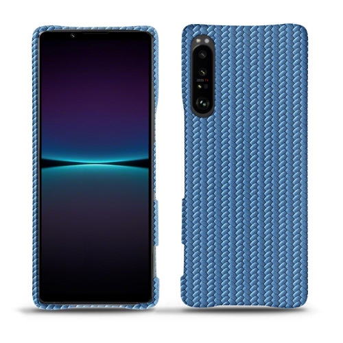 Coque en cuir haut de gamme pour Sony Xperia 1 IVAbaca ishia ( Pantone #395775 ) 