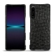 Custodia in pelle Sony Xperia 1 IV - Autruche nero