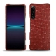 レザーケース Sony Xperia 1 IV - Autruche ciliegia