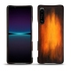 Capa em pele Sony Xperia 1 IV - Fauve Patine