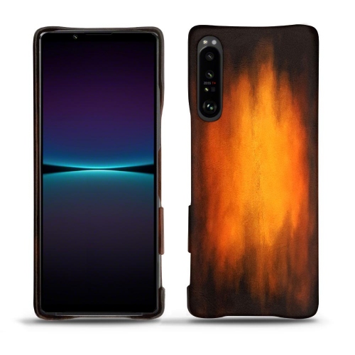Estojo de couro premium para Sony Xperia 1 IVFauve Patine