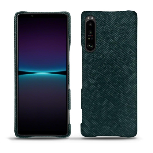 Premium leather case for Sony Xperia 1 IVVert séduisant ( Pantone #1d3c34 ) 