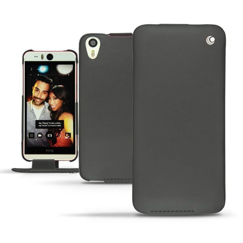 Custodia in pelle HTC Desire Eye - Noir ( Nappa - Black ) 