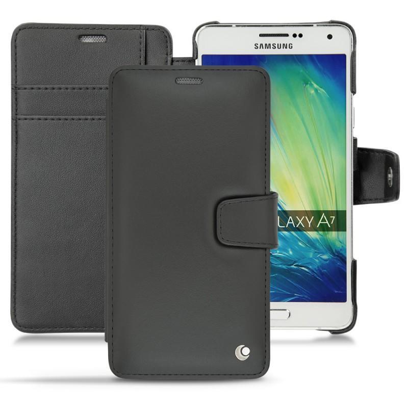 Capa em pele Samsung Galaxy A7 - Noir ( Nappa - Black ) 