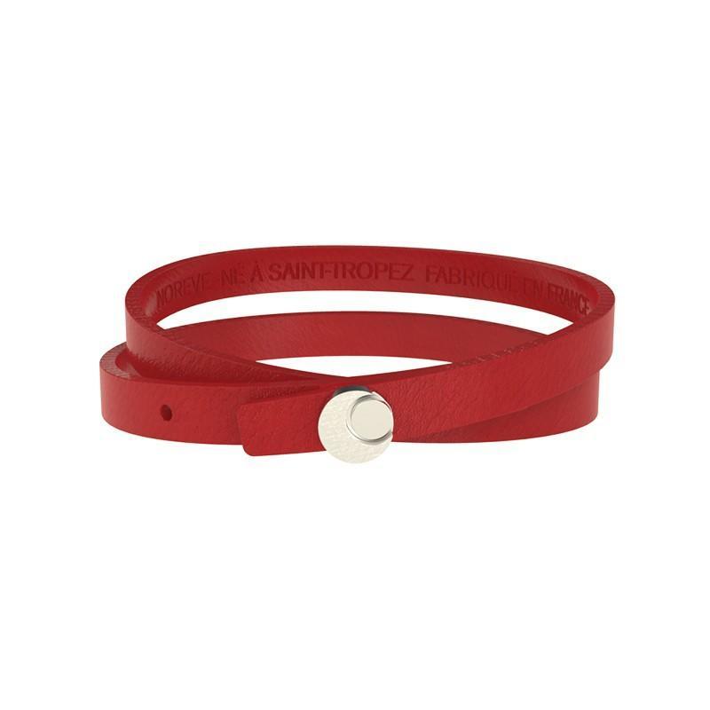Women's leather bracelet