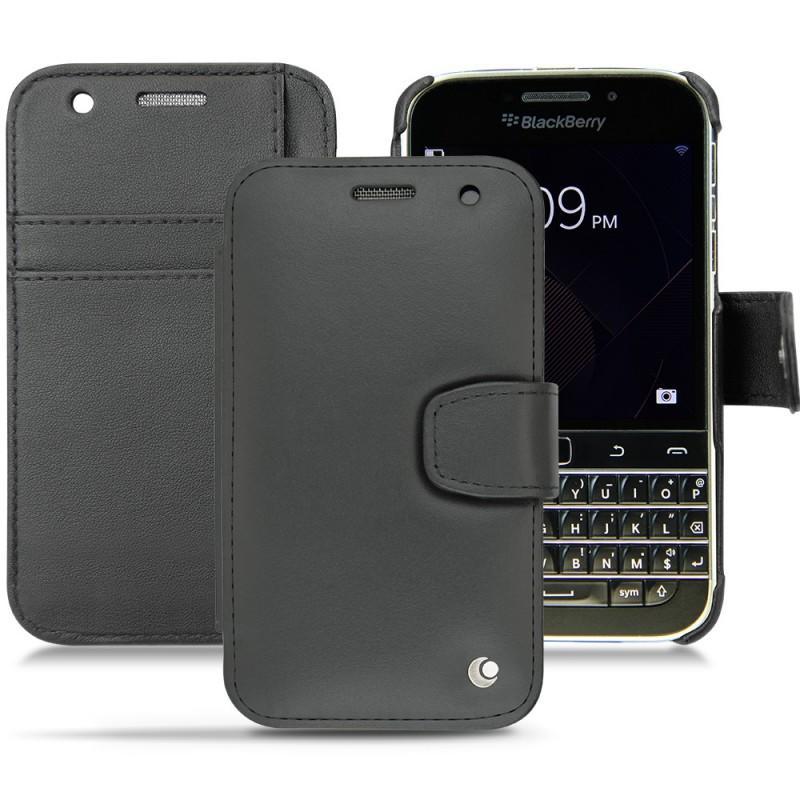 Blackberry Classic leather case - Noir ( Nappa - Black ) 
