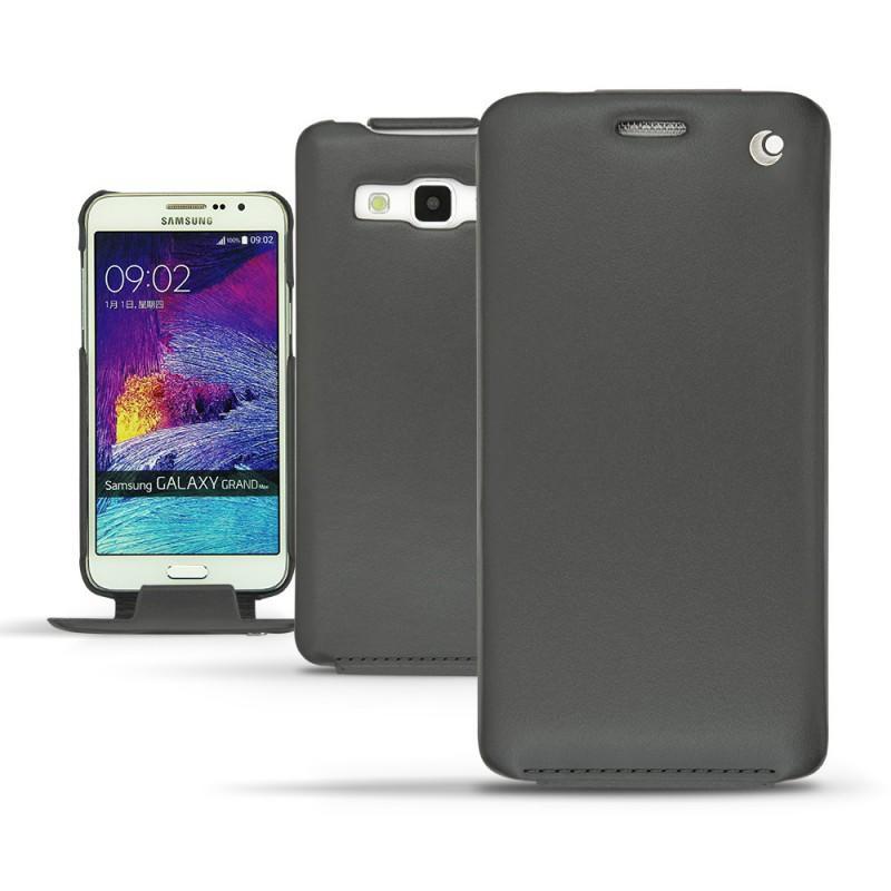 硬质真皮保护套 Samsung Galaxy  Grand Max - Noir ( Nappa - Black ) 