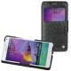 Samsung SM-N910 Galaxy Note 4 leather case - Autruche nero