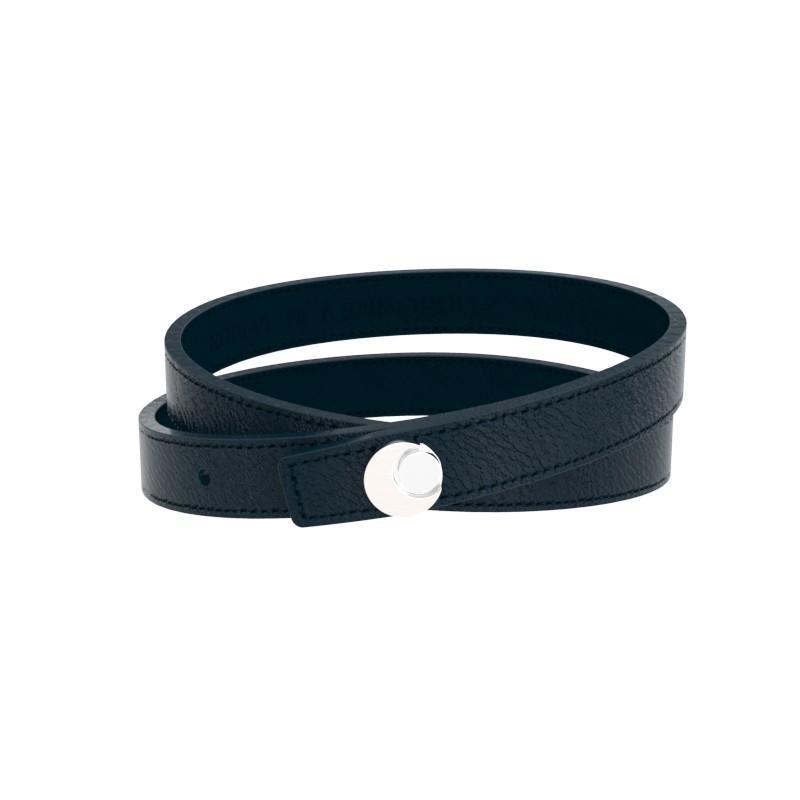 Men's leather bracelet