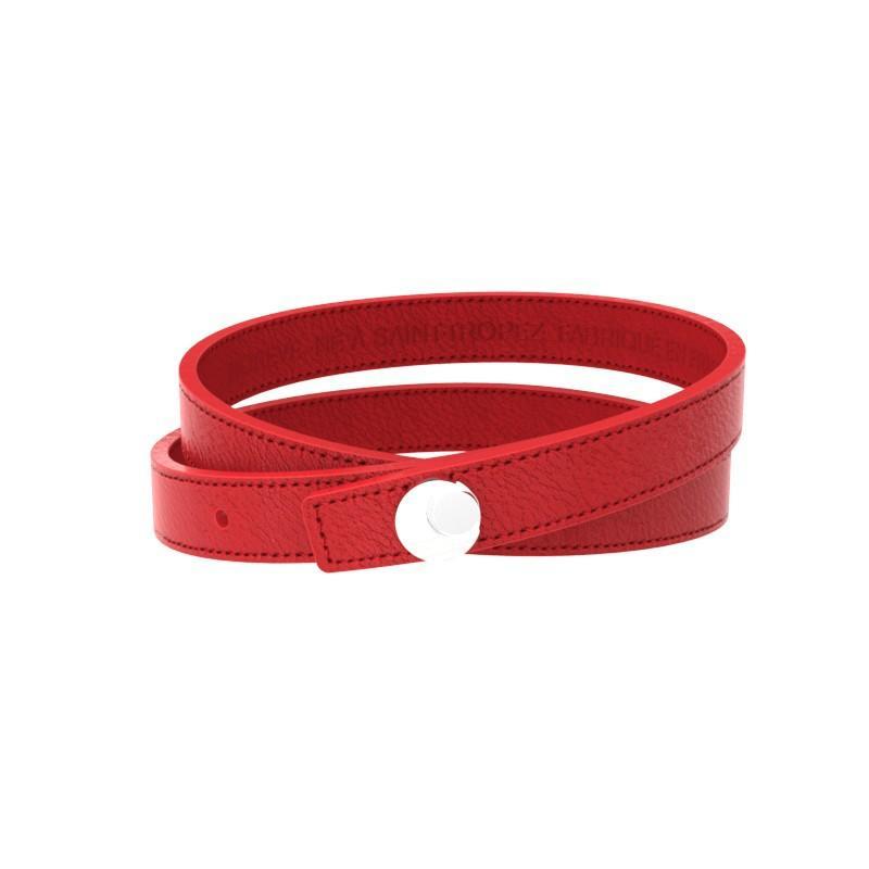 Men's leather bracelet