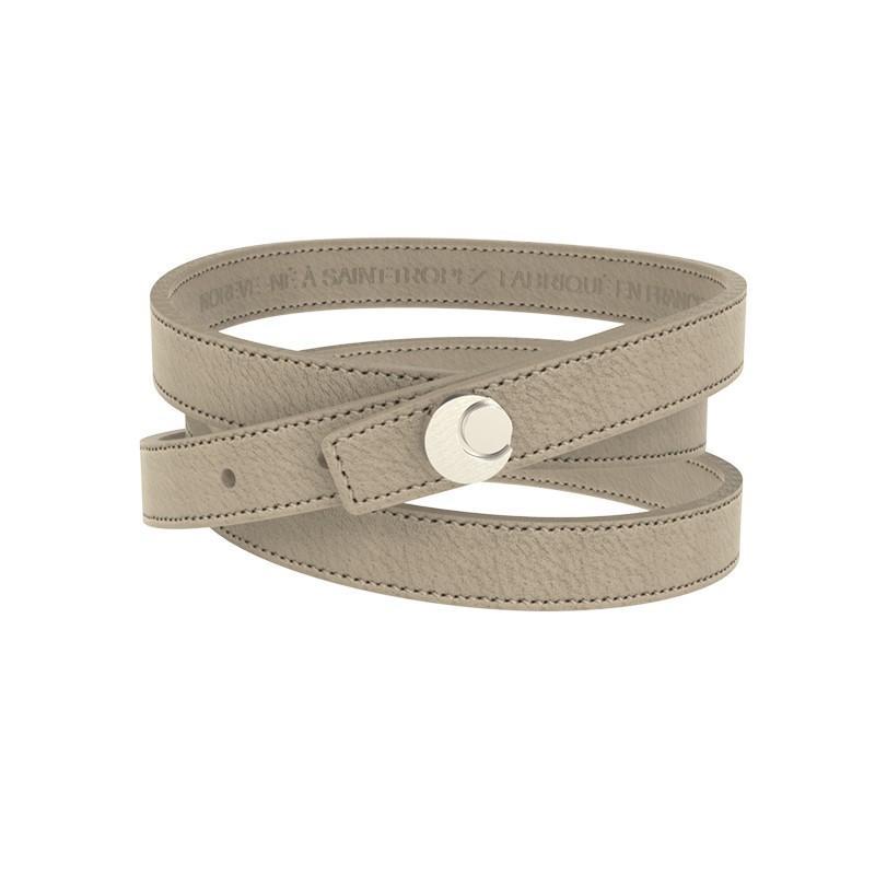 Men's leather bracelet