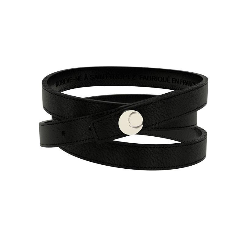 Men's leather bracelet
