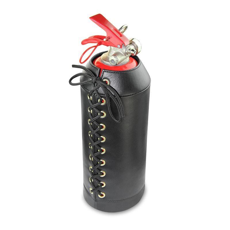 Bolsa em pele para extintor de 1 kg - Noir ( Nappa - Black ) 