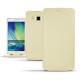 Housse cuir Samsung Galaxy A7 - Beige ( Nappa - Pantone 7502C ) 