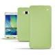 硬质真皮保护套 Samsung Galaxy A7  - Vert olive ( Nappa - Pantone 578U ) 