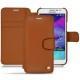 Samsung Galaxy Grand Max leather case - Marron ( Nappa - Pantone 1615C ) 