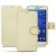 Custodia in pelle Samsung Galaxy Grand Prime - Beige ( Nappa - Pantone 7502C ) 