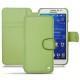Custodia in pelle Samsung Galaxy Grand Prime - Vert olive ( Nappa - Pantone 578U ) 