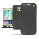 Capa em pele Samsung SM-G920A Galaxy S6 - Noir ( Nappa - Black ) 