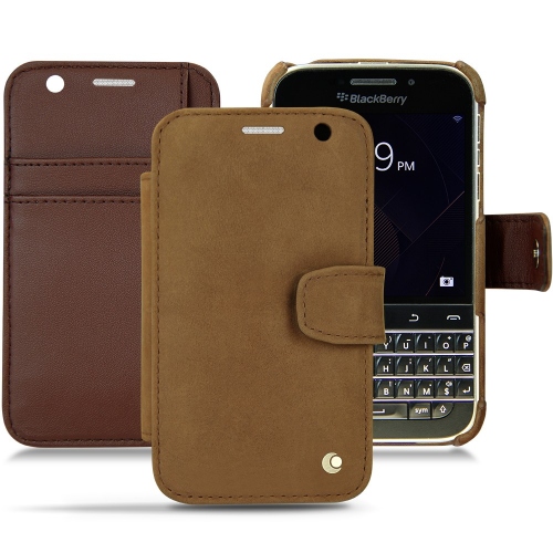 Blackberry Classic leather caseSable vintage ( Pantone #9b7340 ) 