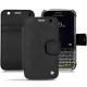 Custodia in pelle Blackberry Classic - Dark vintage ( Roughtcut - Black#5256 ) 