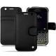 Housse cuir Blackberry Classic - Ebène ( Sleek P C12 - Black ) 
