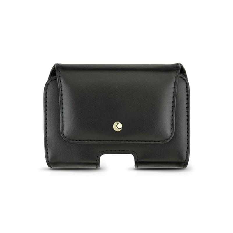 Capa em pele universal S para máquinas fotográficas  - Noir ( Nappa - Black ) 