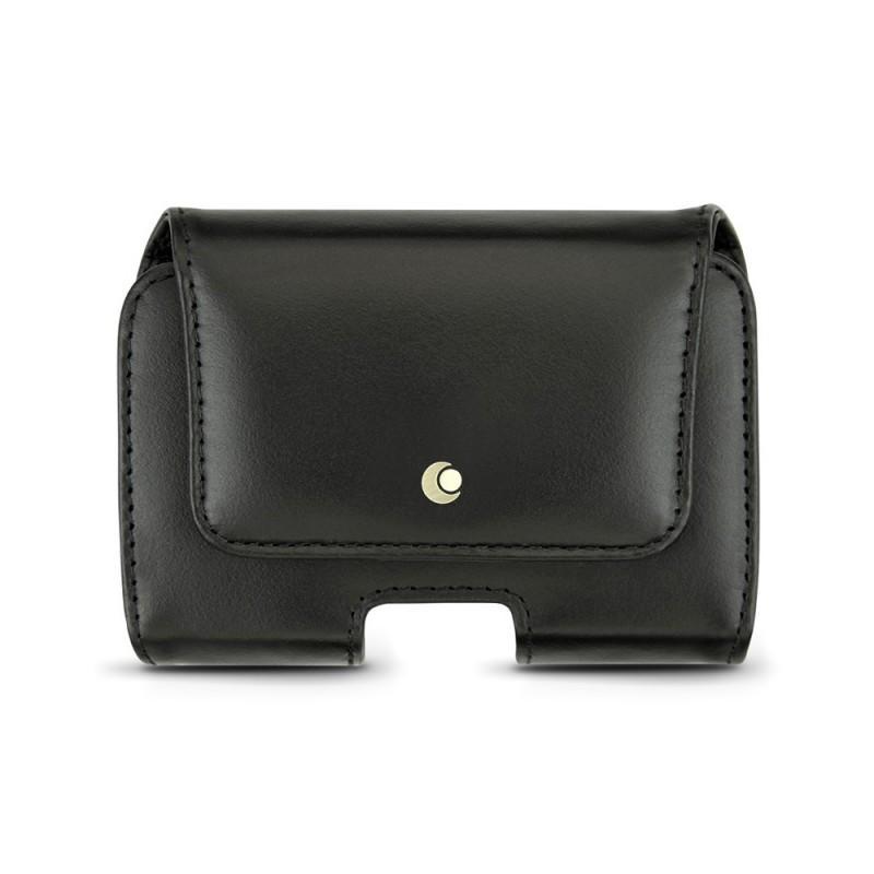 XL-Universalschutzhülle aus Leder für Fotoapparate  - Noir ( Nappa - Black ) 