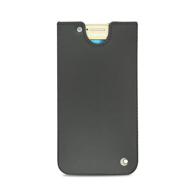 Lederschutzhülle Samsung SM-G920A Galaxy S6 - Noir ( Nappa - Black ) 