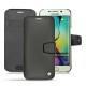 Custodia in pelle Samsung Galaxy S6 Edge - Noir ( Nappa - Black ) 