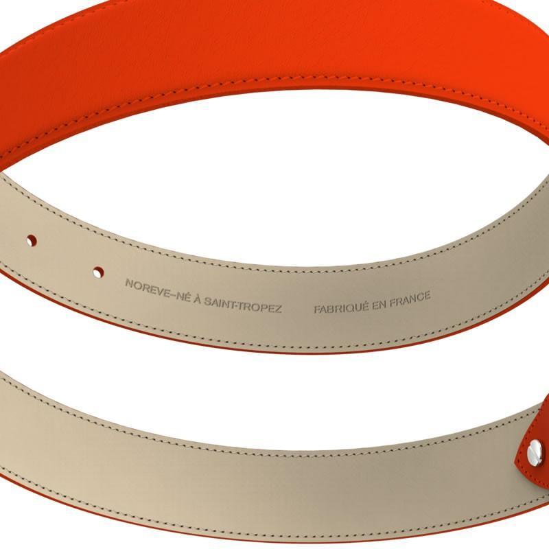 Men's Noreve leather belt - Griffe 3