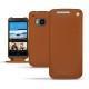 Custodia in pelle HTC One M9 - Marron ( Nappa - Pantone 1615C ) 