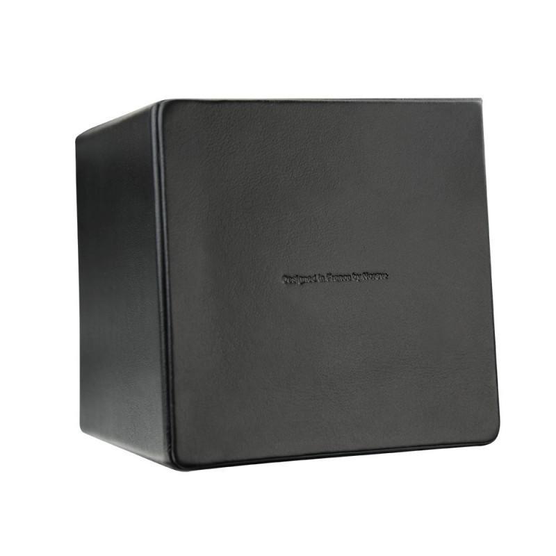 Leather paper tray 9 x 9 cm