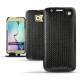 Lederschutzhülle Samsung SM-G920A Galaxy S6 - Abaca nero