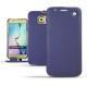 Samsung SM-G920A Galaxy S6 leather case - Cobalt ( Pantone 2766C ) 
