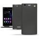 Custodia in pelle Wiko Ridge Fab - Noir ( Nappa - Black ) 